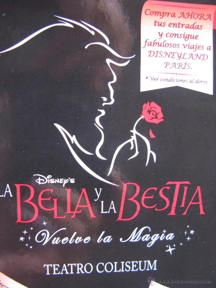 Postales: LA BELLA Y LA BESTIA.TEATRO COLISEUM. - Foto 1