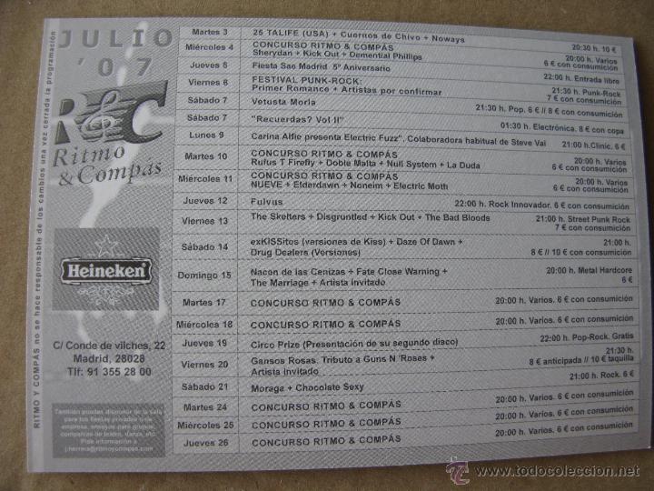 Postales: CONCIERTOS RITMO & COMPAS EN JULIO 2007. - Foto 2