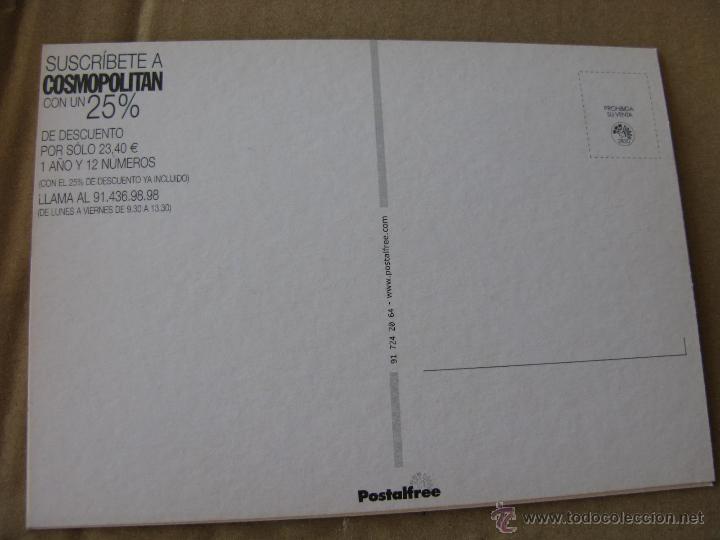 Postales: COSMOPOLITAN. SUSCRIBETE A ... CON UN 25% ... - Foto 2