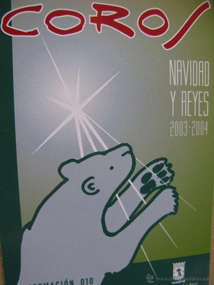 Postales: COROS. NAVIDAD Y REYES 2003-2004. MADRID. - Foto 1