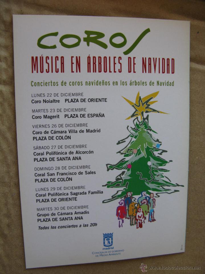 Postales: COROS. NAVIDAD Y REYES 2003-2004. MADRID. - Foto 2