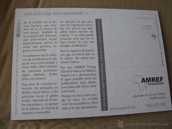 Postales: LA CEGUERA DE L@S POBRES. AMREF. - Foto 2