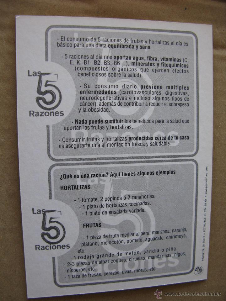 Postales: COAG PRESENTA. LAS 5 RAZONES RACIONES. - Foto 2