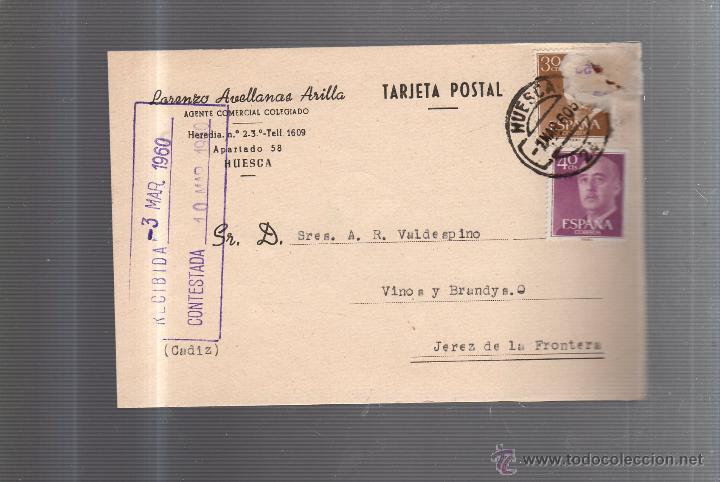 Postcards: TARJETA POSTAL PUBLICITARIA. AGENTE COMERCIAL. LORENZO AVELLANAS ARILLA. 1960