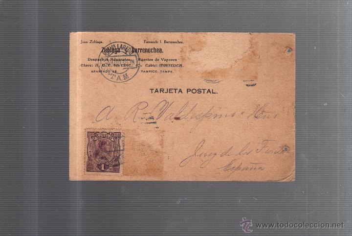 Cartoline: TARJETA POSTAL PUBLICITARIA. ZUBIAGA Y BARRENECHEA. AGENTE DE VAPORES.