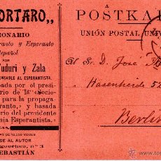 Postales: POSTAL PUBLICITARIA - DICCIONARIO ESPAÑO ESPERANTO - POSVORTARO . Lote 53751057