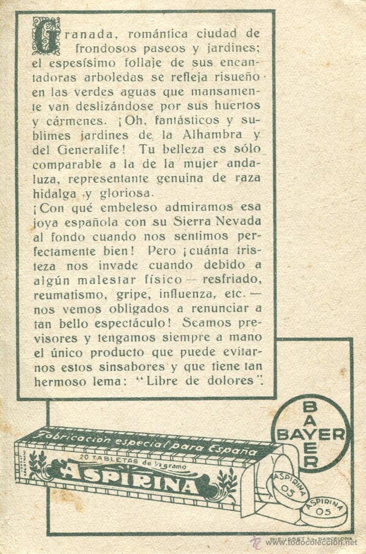 Postales: PUBLICIDAD GRANADA-BAYER - Foto 2