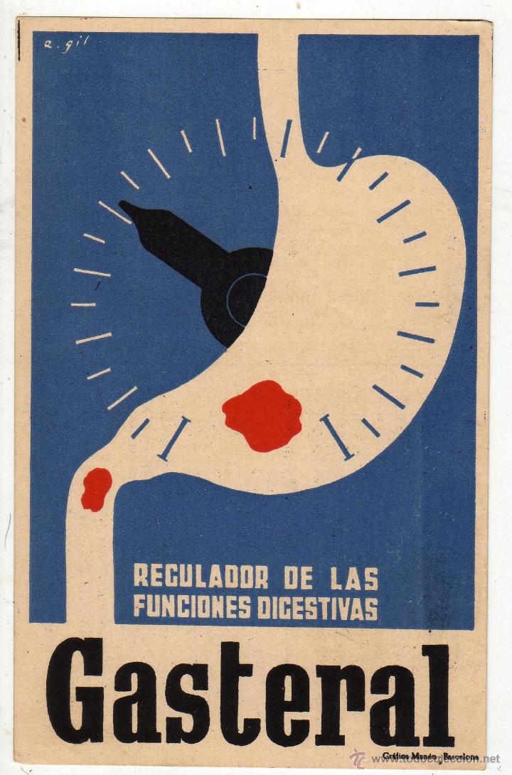 Postales: GASTERAL. ILUSTRADOR A. GIL. LAB. AUGUSTUS 1948 - Foto 1