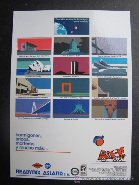Postales: postal hormigones aridos morteros obras de hormig&oacute;n arquitectura