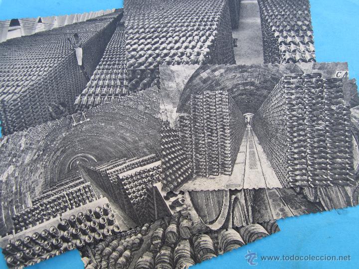 Postales: lote de 6 portales propaganda casa codorniu , numros 4,6,7,8,9,10