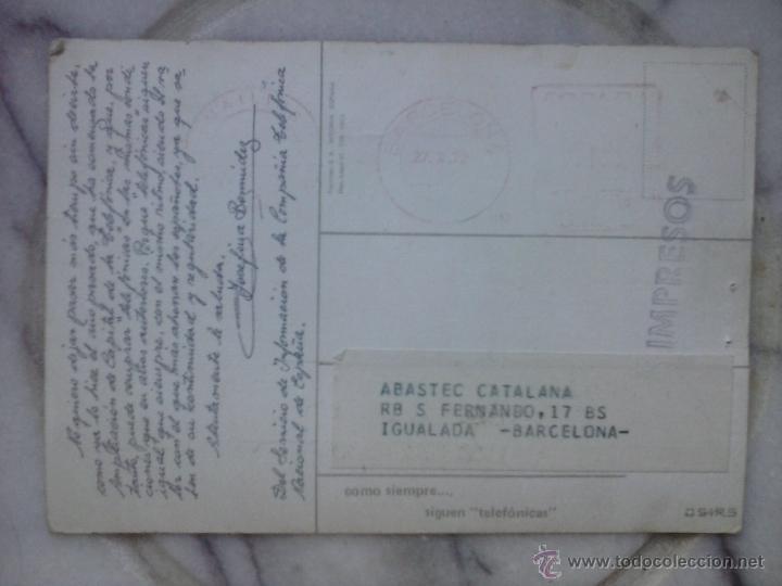 Postales: POSTAL PROPAGANDA TELEFONICA 1973. - Foto 2