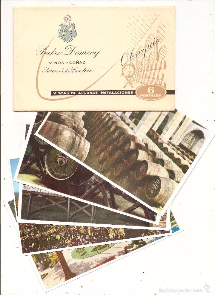 Postales: Pedro Domecq. Sobre publicitario con 5 postales - Foto 1