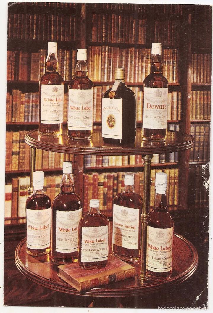 Postales: Whisky Escoc&eacute;s de la Casa Dewar. Postal publicitaria