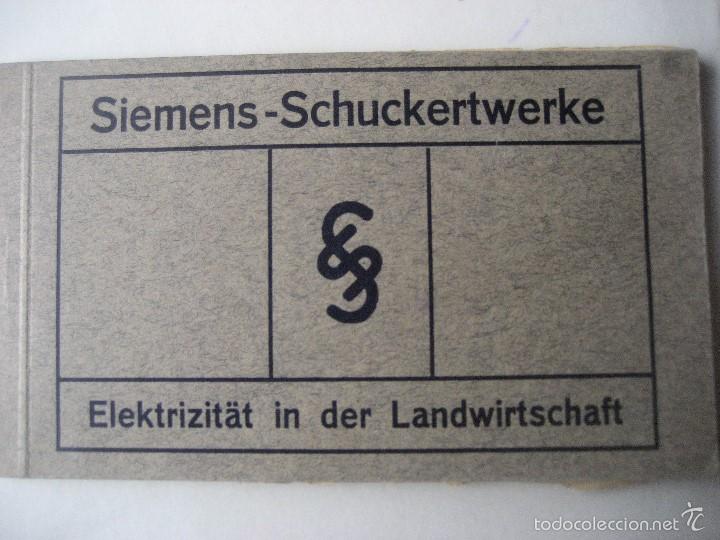 Postales: Siemens - Schuckertwerke.  Block con 12 postales . - Foto 1