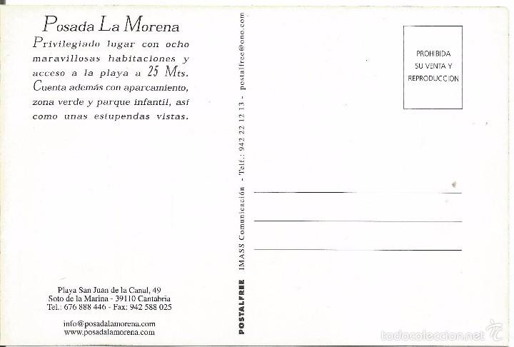 Postales: :::: LC385 - POSTAL - POSADA LA MORENA - CANTABRIA - Foto 2