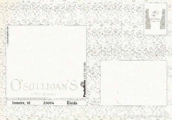 Postales: :::: LC113 - POSTAL - O&acute;SULLIVAN&acute;S - LLEIDA - Foto 2