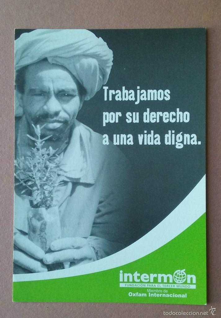 Postales: POSTAL INTERMON. OXFAM INTERNACIONAL. POSTALFREE. SIN CIRCULAR. - Foto 1