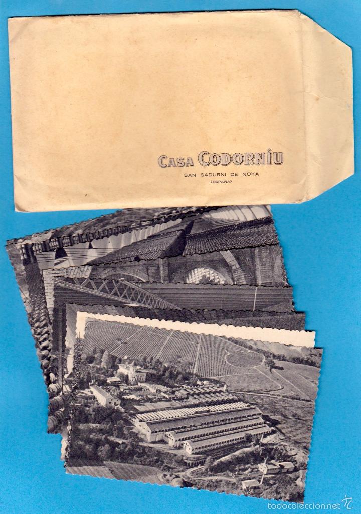 Postales: SOBRE CON 10 POSTALES. CASA CODORNIU. A&Ntilde;OS 30-50 - Foto 1