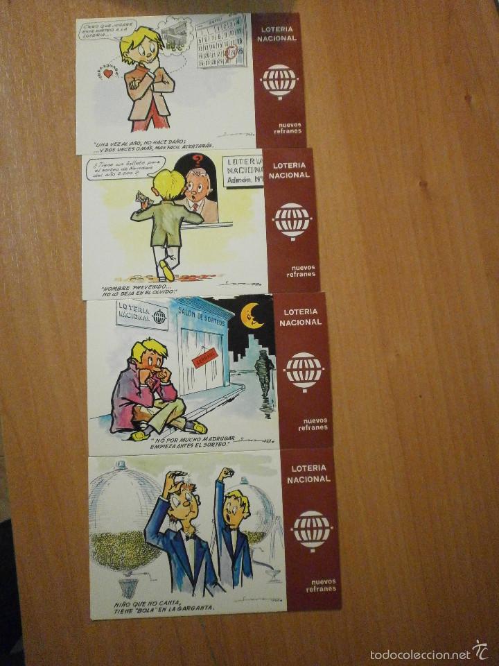 Postkarten: COLECCION 12 POSTALES SERIE K DIBUJOS HUMORISTICOS DE E. DE LARA LOTERIA NACIONAL