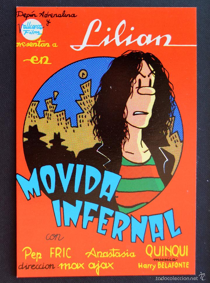 Postales: MOVIDA INFERNAL - LILIAN - MAX - EDICIONES LA CUPULA - 1981 - Foto 1