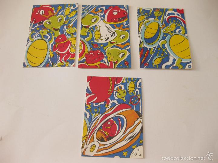 Postales: 4 POSTALES DE PHILIPS FANTASY CARD BY MASSIMO GIACON DEL ESPACIO - Foto 1