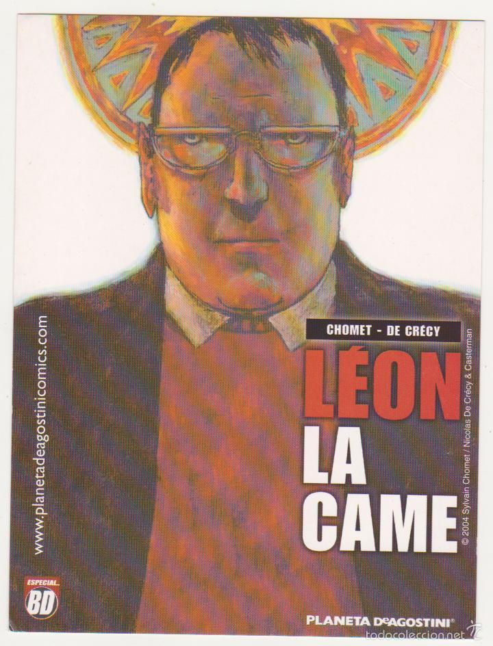 Postales: Tarjeta Postal Planeta de Agostini.  Leon La Came. - Foto 1