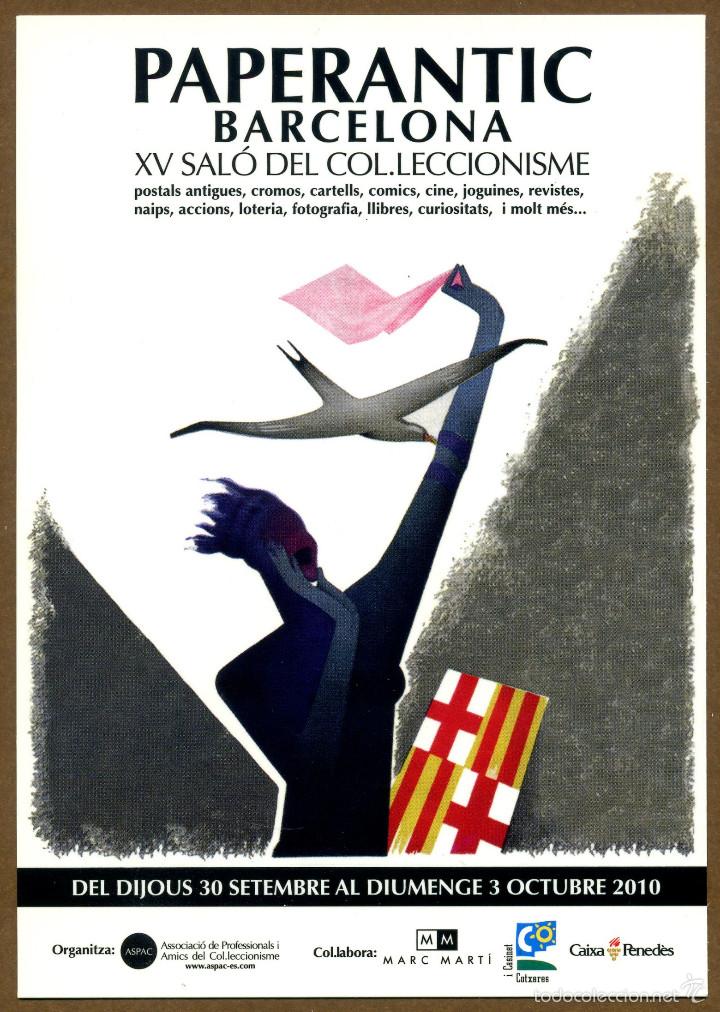 Postales: POSTAL - XV PAPERANTIC 2010 BARCELONA (cat) - Foto 1
