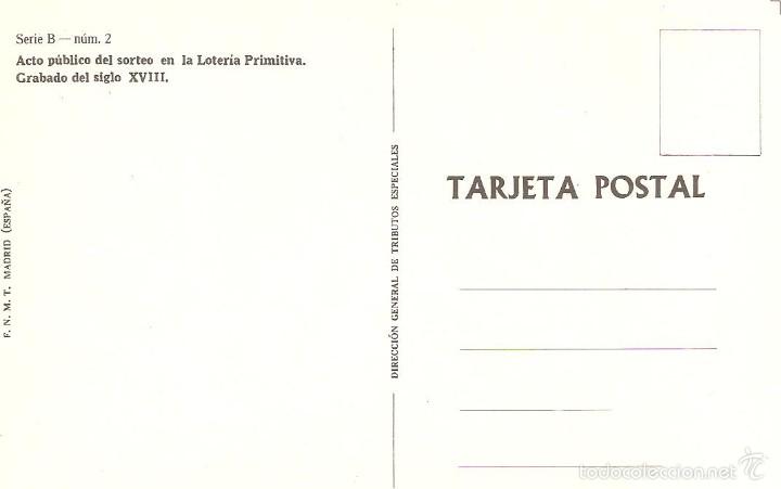 Postales: postales de loteria num. 2 5/000 - Foto 2
