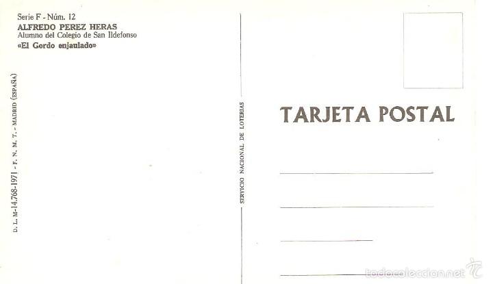 Postales: postal de 1971 num. 12 8/000 - Foto 2