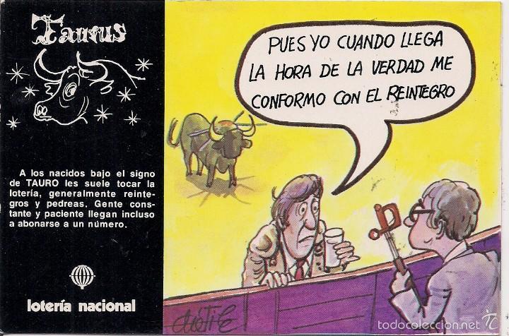 Postales: LOTERIA NACIONAL HOROSCOPO TAURUS