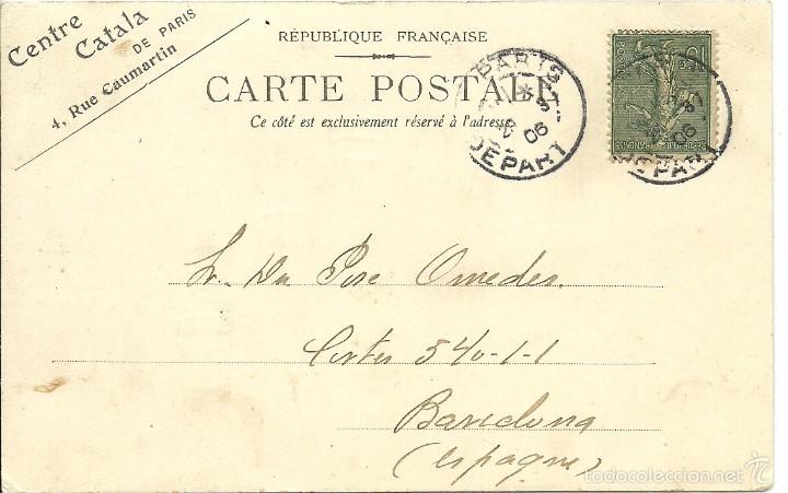 Postales: (PS-49315)POSTAL ILUSTRADA DEL CENTRE CATALA DE PARIS - Foto 2