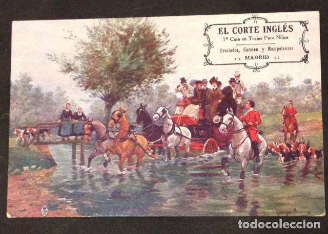Postais: POSTAL DE EL CORTE INGLES ANTIGUA 1&ordf; CASA EN TRAJES PARA NI&Ntilde;OS, PROPAGANDA
