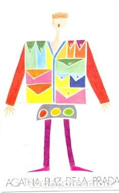 Postales: Postal. Agatha Ruiz de la Prada. 1988. ref. 72-publi76 - Foto 1