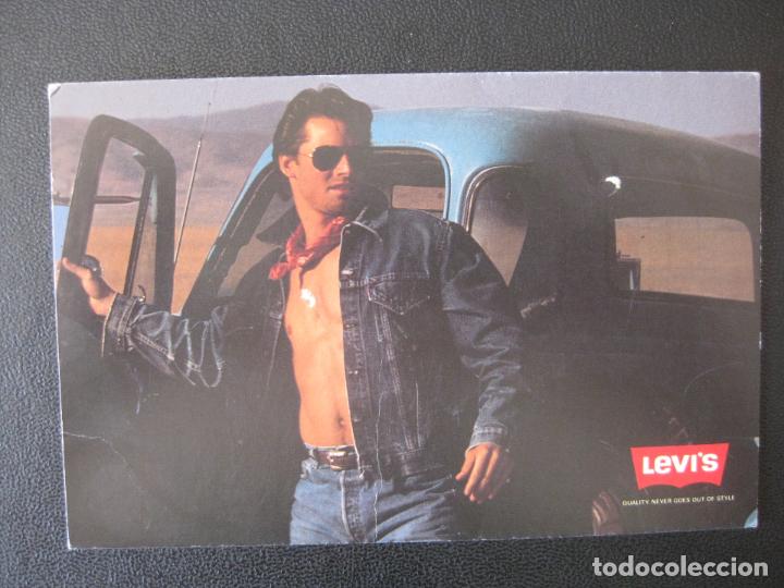 Postales: POSTAL PUBLICIDAD LEVIS A&Ntilde;O 1989 - Foto 1