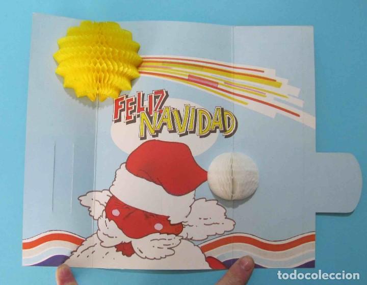Postales: FELICITACI&Oacute;N NAVIDE&Ntilde;A DESPLEGABLE. EL COTILL&Oacute;N, 1998 - Foto 2