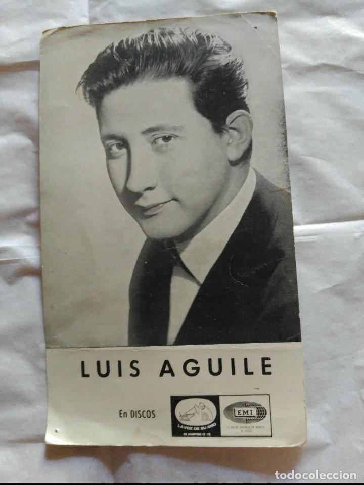 Postales: postal promocional luis aguile - Foto 1
