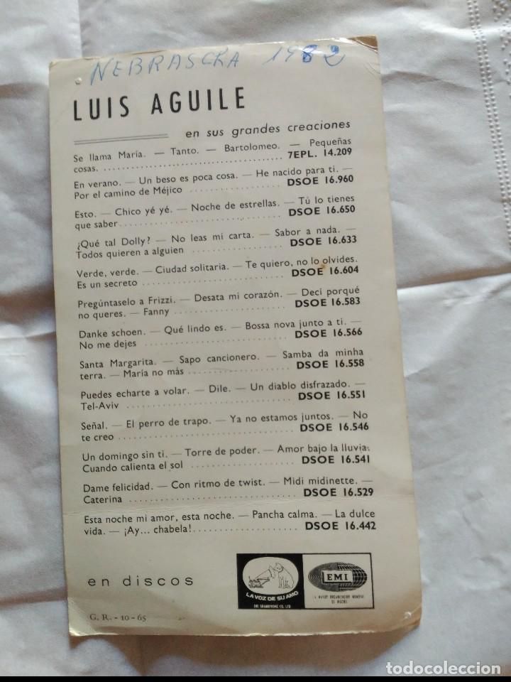 Postales: postal promocional luis aguile - Foto 2