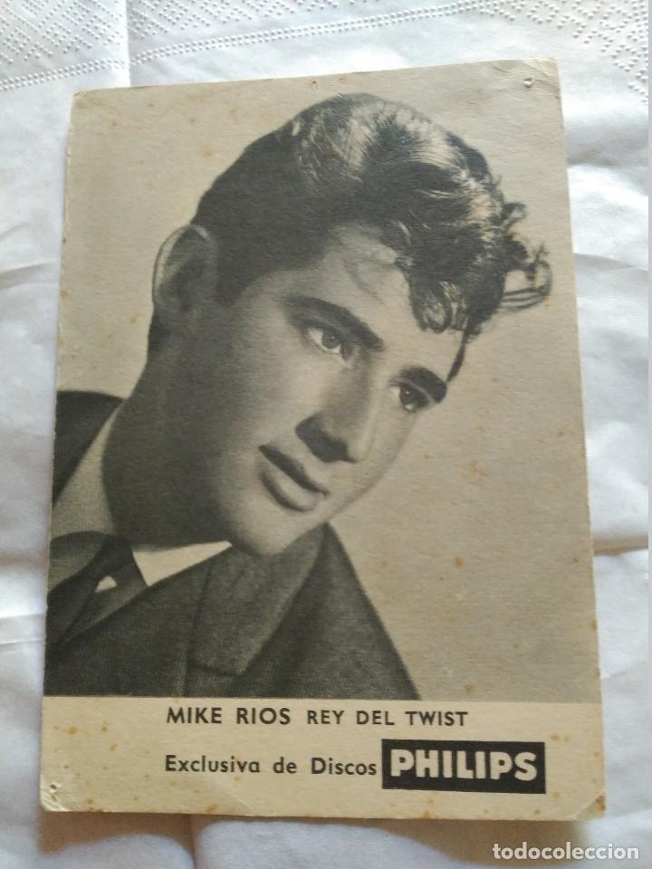 Postales: postal promocional mike rios philips - Foto 1