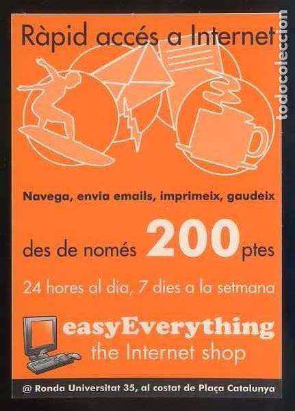 Postales: *Easy Everything - The Internet Shop* Imp. Postalfree. Lote 2 diferentes. Nuevas.