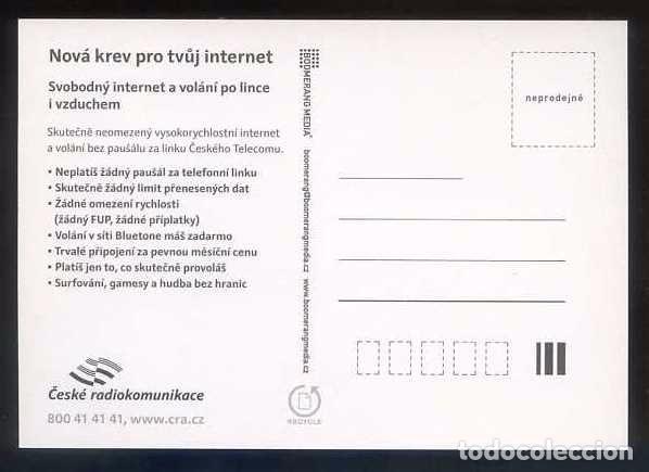 Postales: Rep&uacute;blica Checa. *Internet Positive...* Imp. Promocard. Nueva. - Foto 2