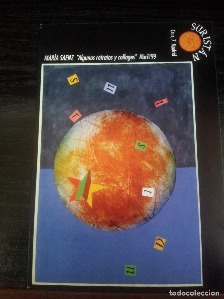 Postales: SALA SURISTAN EXPOSICION MARIA SAENZ 1999 - Foto 1