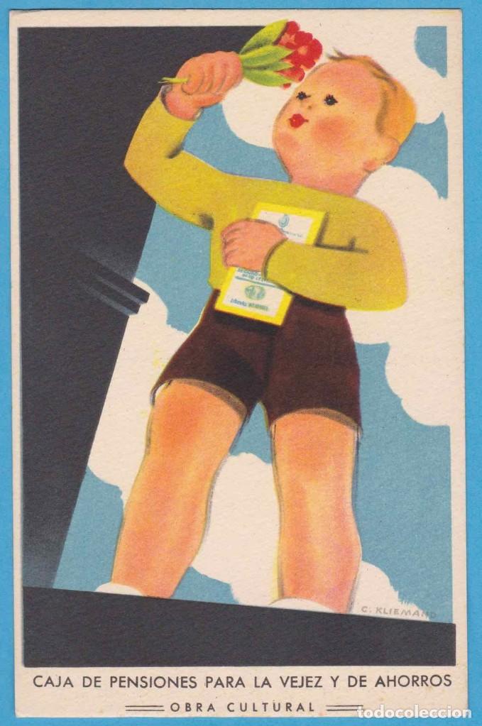 Postales: OBRA CULTURAL. CAJA DE PENSIONES PARA LA VEJEZ Y DE AHORROS. P473. C. KLIEMAND