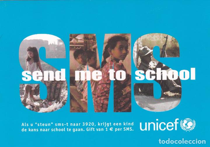 Postales: POSTAL PUBLICITARIA UNICEF - Foto 1