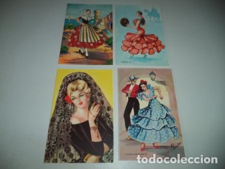 Postales: 4 POSTALES ANTIGUAS - Foto 1
