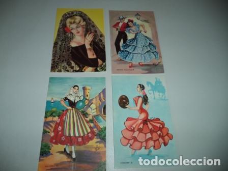 Postales: 4 POSTALES ANTIGUAS - Foto 2