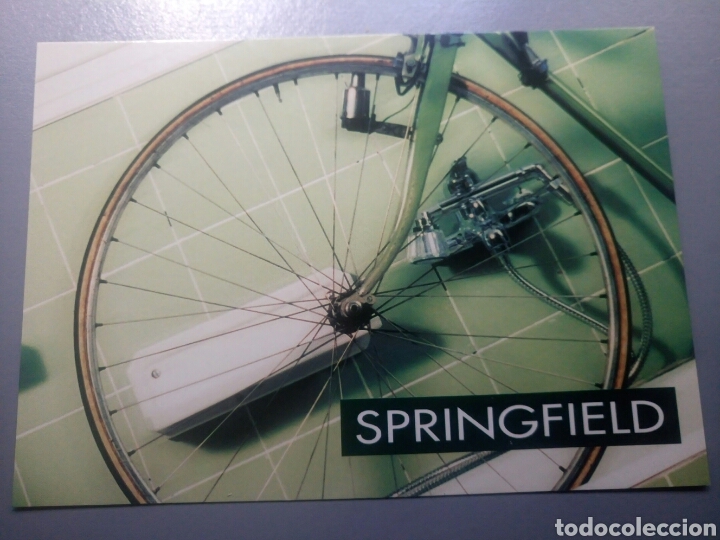 Postales: Postal springfield bicicleta - Foto 1