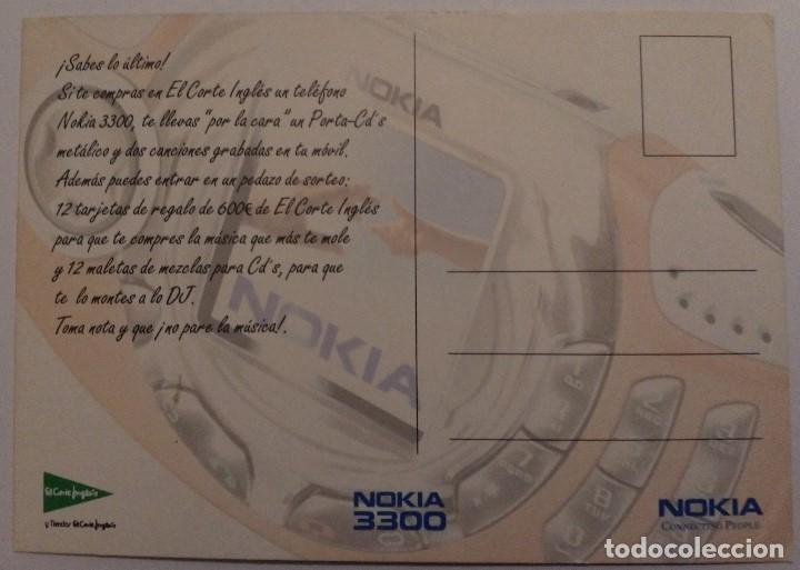 Postales: POSTALFREE NOKIA 3300 EL CORTE INGLES - Foto 2