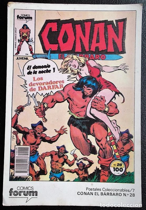 Postales: Publicidad: Conan el B&aacute;rbaro. Comics Forum. Nueva - Foto 1