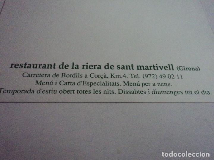 Postales: restaurant de la riera sant martivell girona - Foto 2