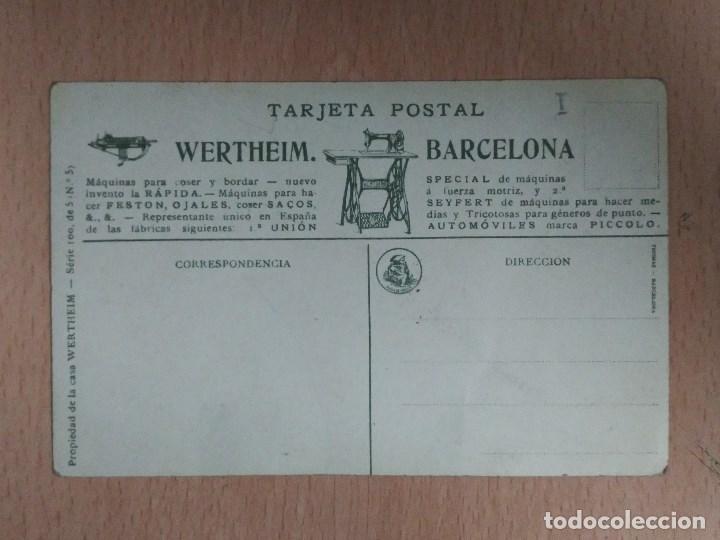 Postales: TARJETA POSTAL WERTHEIM BARCELONA - Foto 2